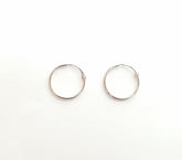 EZ1028  חישוק נזם לאף/ נזם זהב לבן